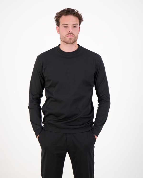 Heavy Supima Sweater Schwarz
