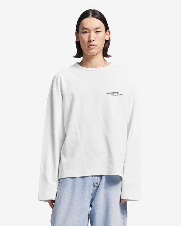 Stamp Waffle Longsleeve White
