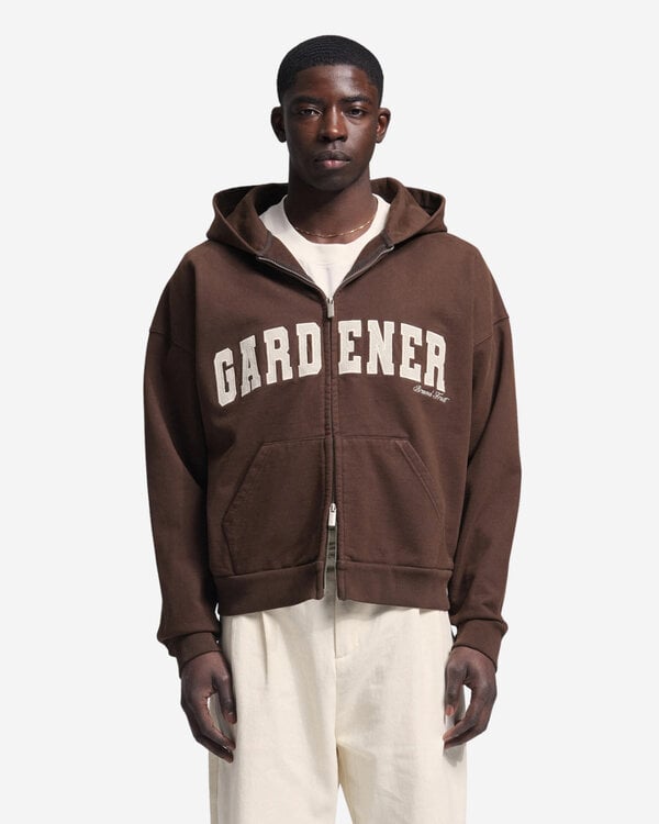 Gardener Zipper Hoodie Bruin