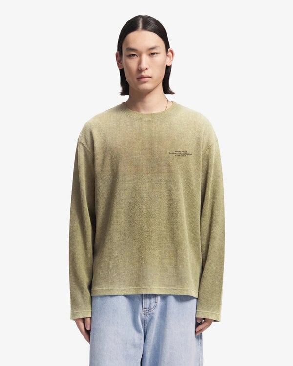 Stamp Waffle Longsleeve Groen