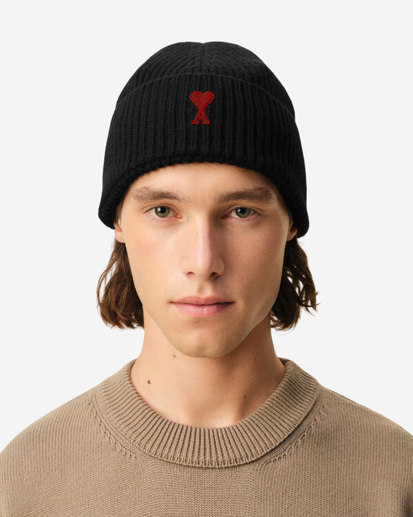 Red ADC Beanie black