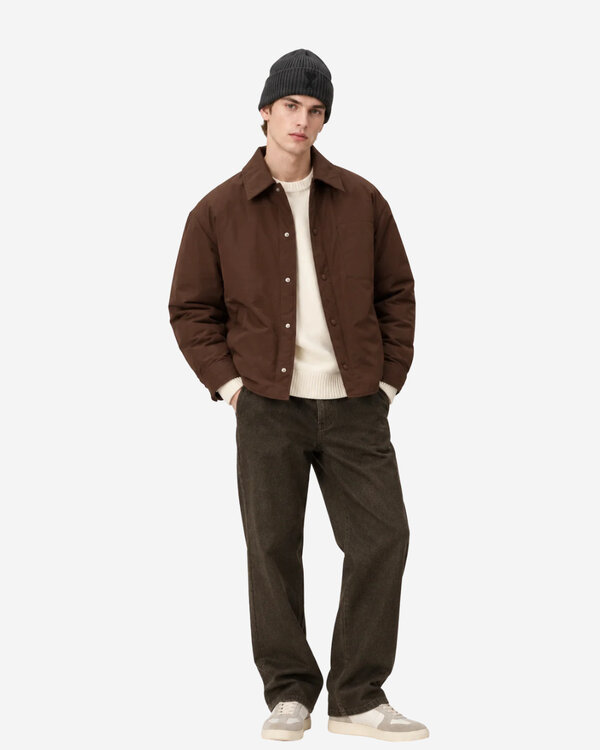 Padded Ami De Coeur Overshirt Braun