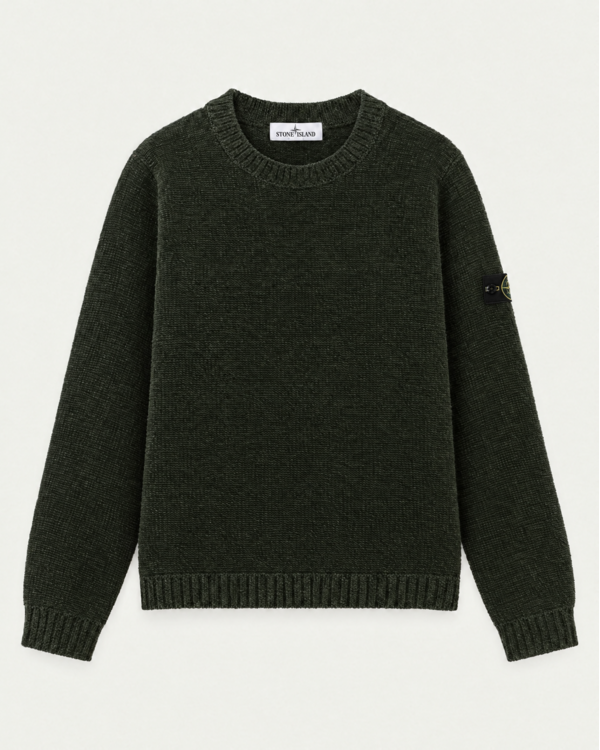 5100001 Cotton Chenille Crew Neck Sage