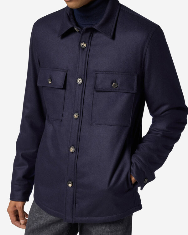 Jacke mit Innenfutter Blau