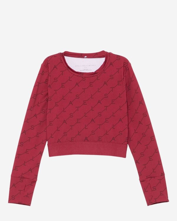 Cropped Longsleeve Bordeaux