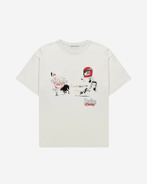 DR4 Smoke T-Shirt Vintage White
