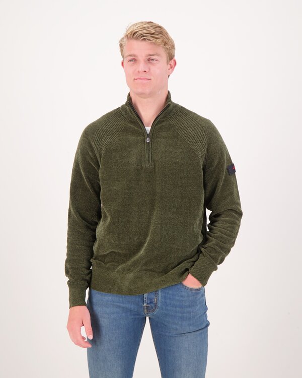 Crivelli Half-Zip Donker Groen