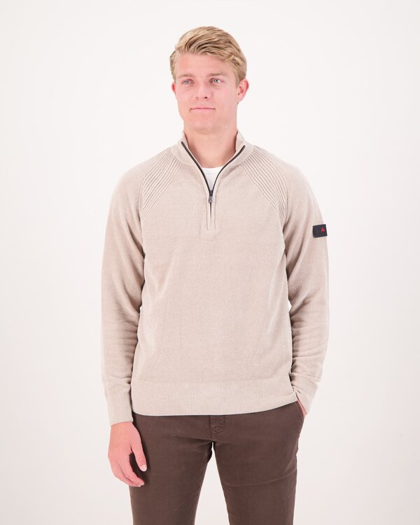 Crivelli Half-Zip Hellgrau