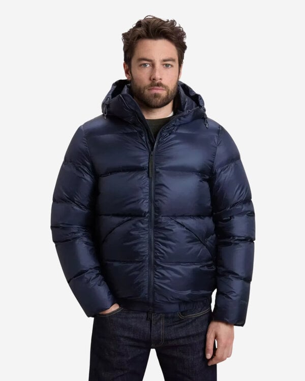 Quilted Perplex Puffer Blue