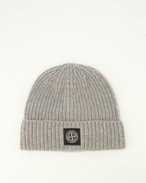 N100012 Light Rws Geelong Wool Beannie Grau Melange