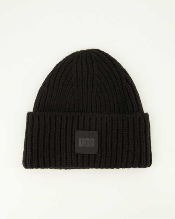 Chuncky Rib Beanie Zwart