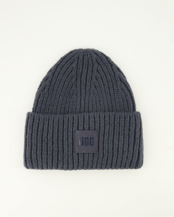 Chuncky Rib Beanie Blau