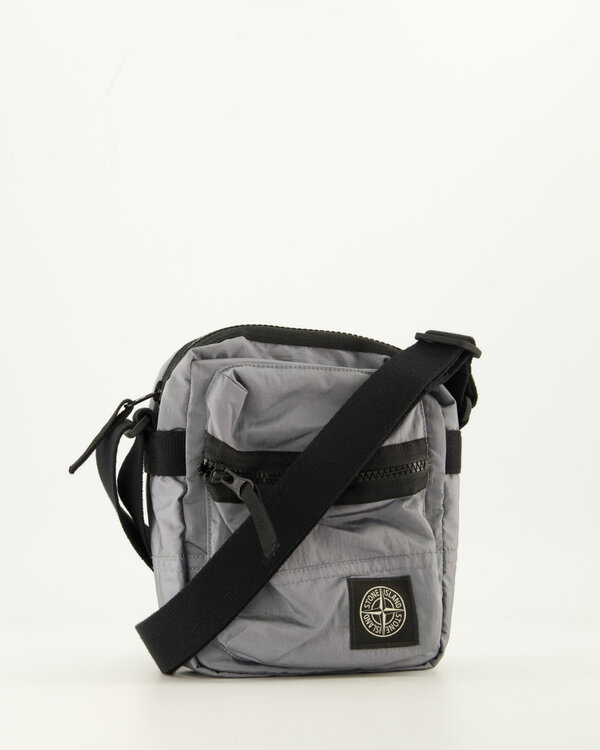 9200015 Coated Nylon Metal Ineconyl Bag Grey