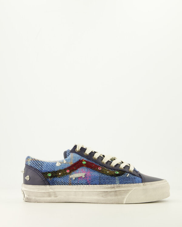 LX Old Skool 36 Harris Tweed Sneakers Marine
