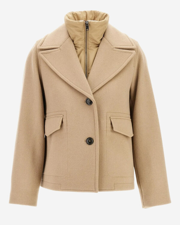 Melton Wool 2-in-1 Peacoat Khaki