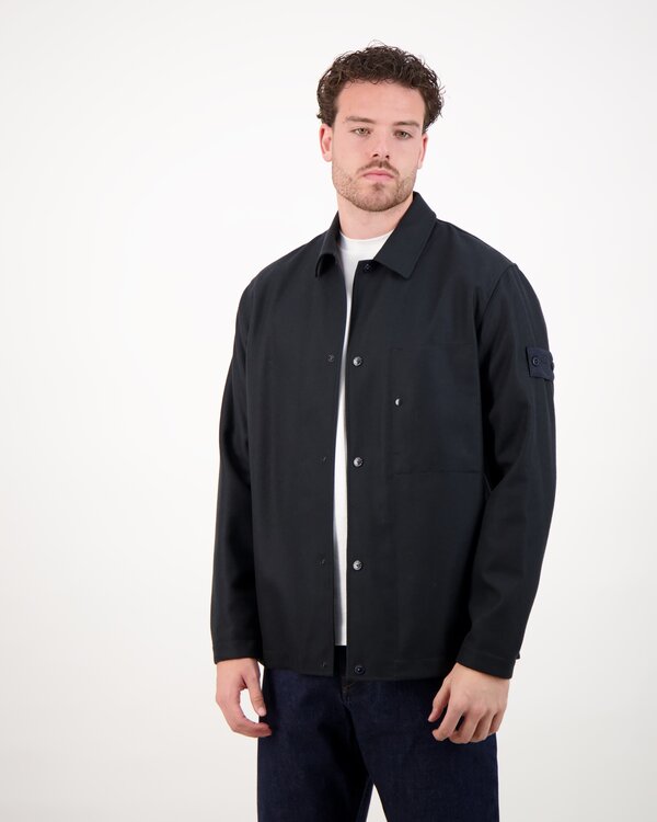 1200020 Wool Nylon Flannel S.I. Ghost Jacket Navy