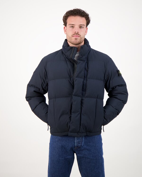 4100046 Cotton Nylon Tela Jacket Navy