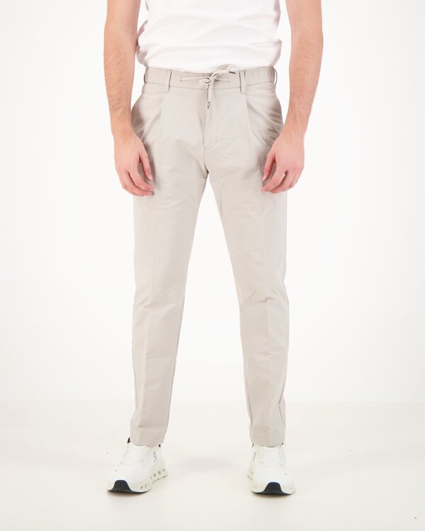 Technical Stretch Fabric Trousers Grey