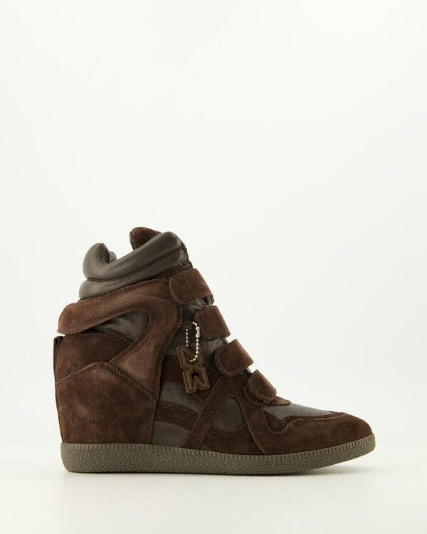 Eden Leather/Suede Sneakers Bruin