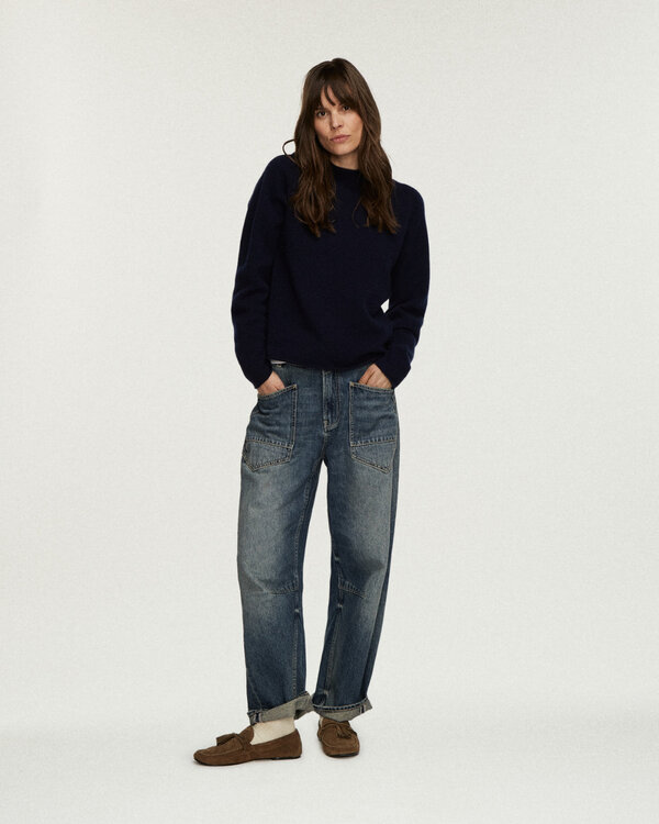 Cargo Hisako Jeans Blau