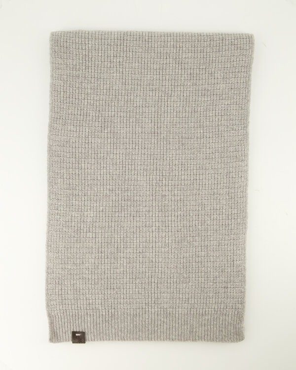 Wool and Cashmere Scarf Light Grey