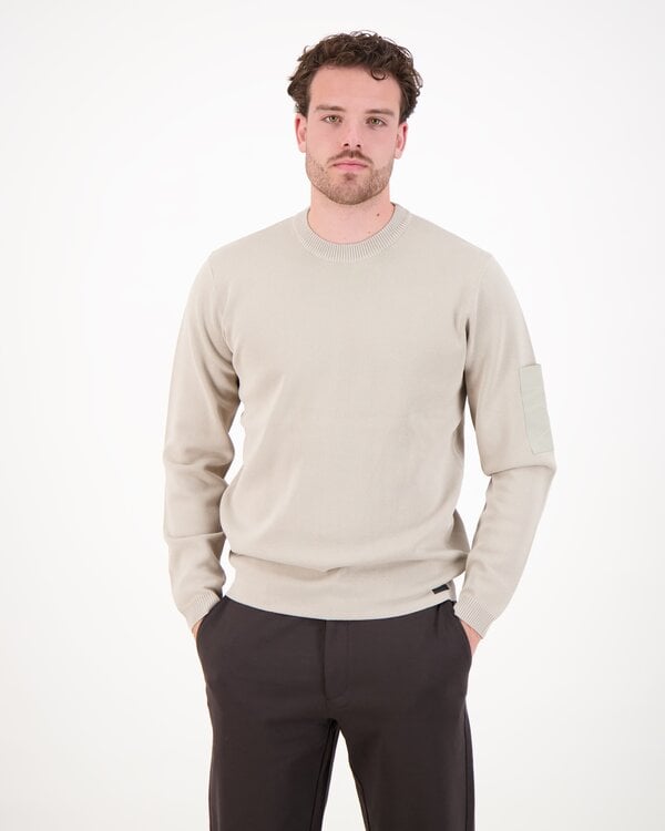 Round Longsleeve Pullover Beige