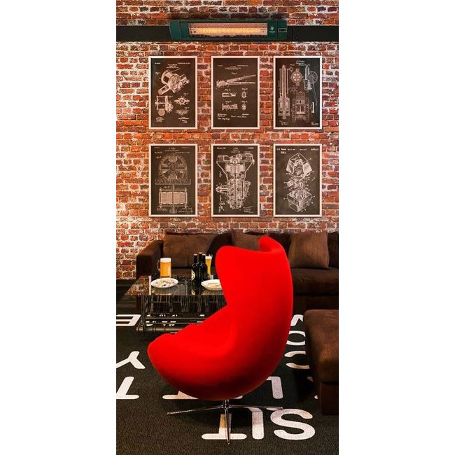 Herschel Colorado 2500R - Terrasverwarmer met afstandsbediening