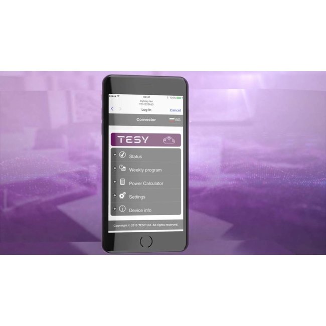 Tesy Verticale elektrische smart boiler 120L, Modeco Cloud 2.4kW