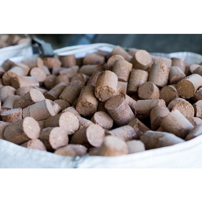 Zak van 550 kg Houtbriketten