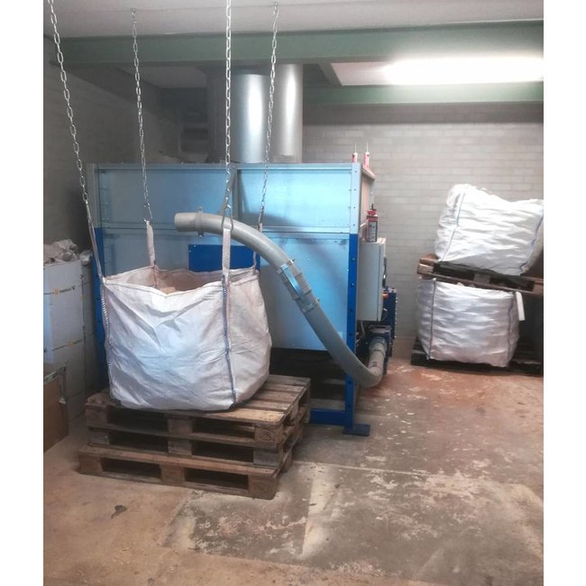 Zak van 550 kg Houtbriketten