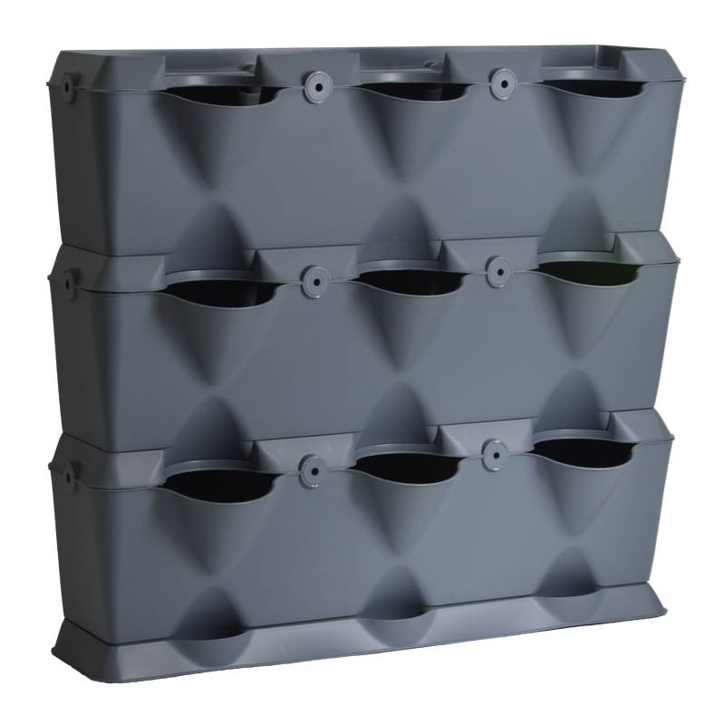 Vertical Groene wandmodule 3-delige starterset - Groene Hoed Duurzaam