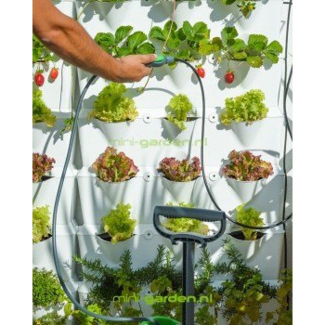 Minigarden Vertical  0.75m2 combinatie pakket voor aan de wand