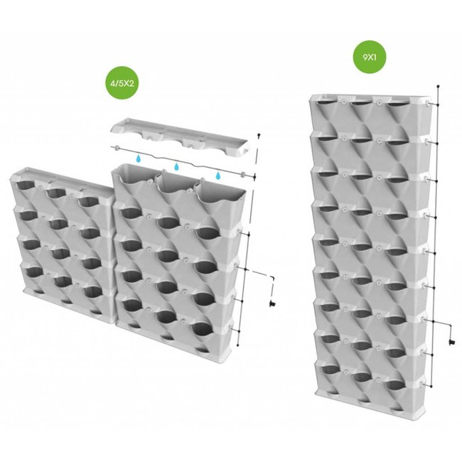 Minigarden Irrigatiekit voor verticale modules