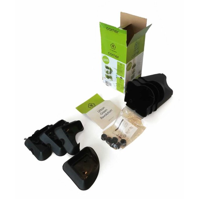 Minigarden  Groene wand Hoekmodule 3-delige  starterset