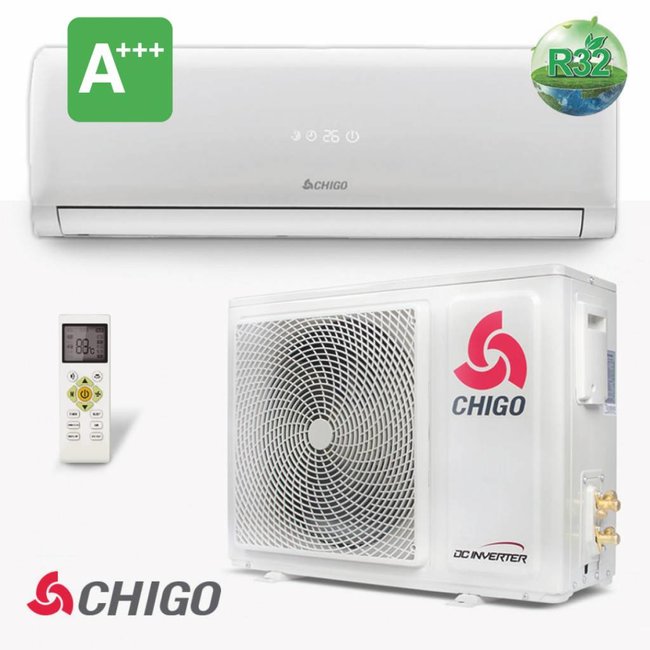 Chigo Split-unit inverter airco 5.1 kW voorgevuld