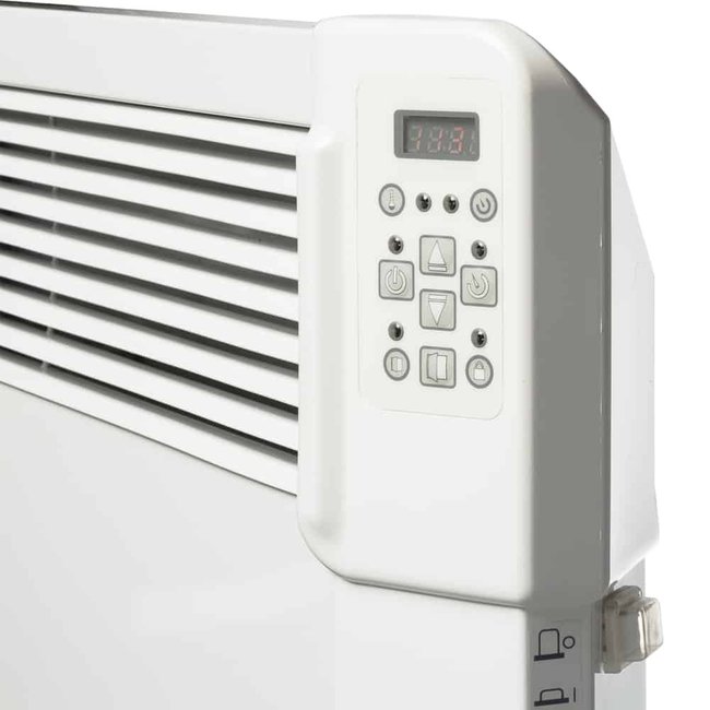 Tesy 2,5 kW elektrische wandconvector met  wifi  en app