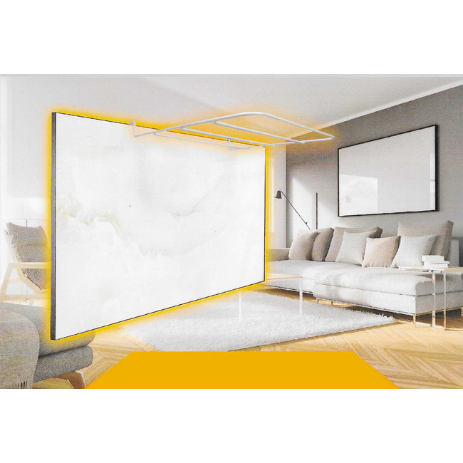 Droogrek voor op infraroodpaneel