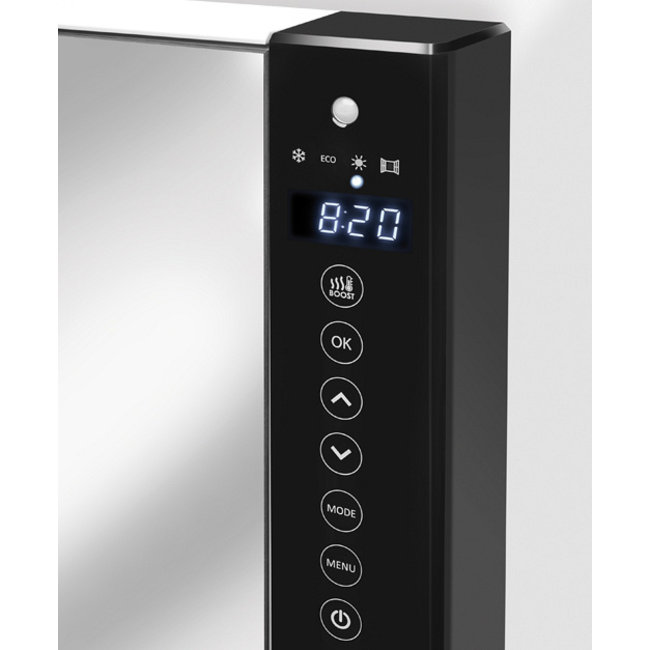 DRL products Aurora Windy Visio Badkamerverwarming  met spiegel