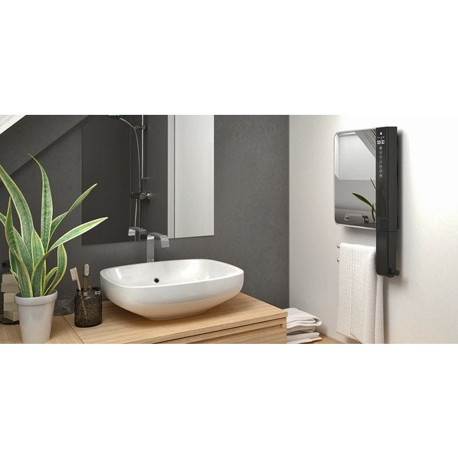 DRL products Aurora Windy Visio Badkamerverwarming  met spiegel