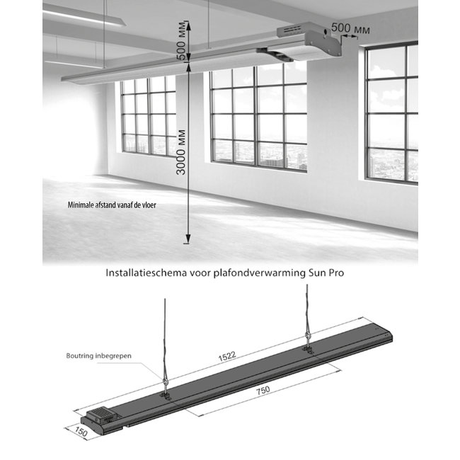 Green Hat SUN Pro 2000 - De grote ruimte verwarmer