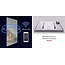 Quality heating Smart spiegel infrarood verwarming met led verlichting (500 Watt)