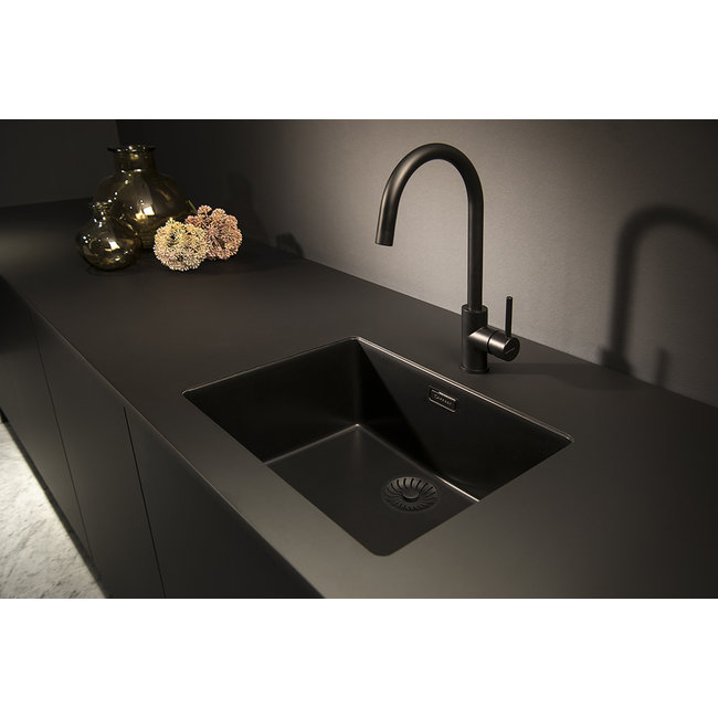 Caressi ECO Eénhendel mengkraan RVS  (CA105BK)