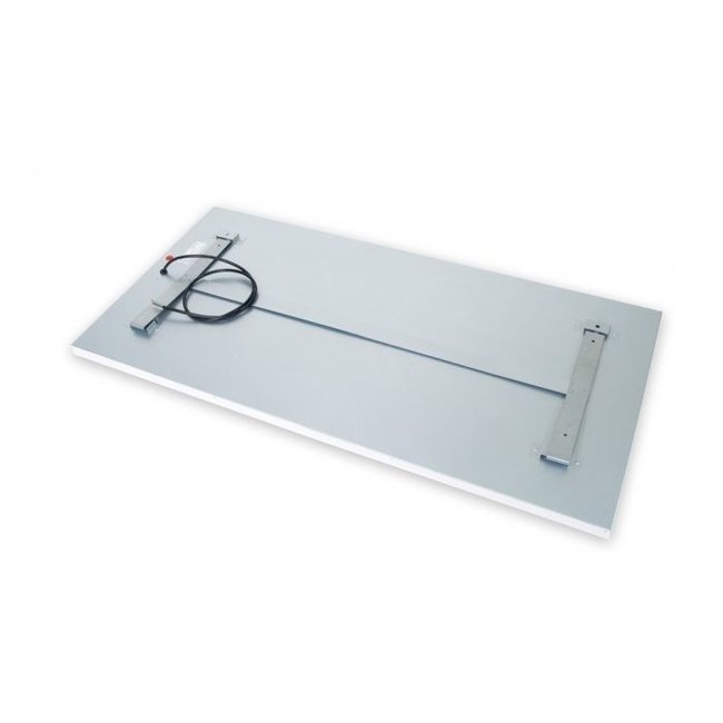 ECOSUN U-Serie wit infraroodpaneel met korrelstructuur, 700 watt (59 x 119 cm)