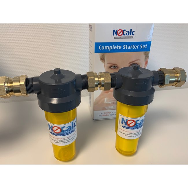 NoCalc PrefilterPLUS starter set incl. aansluitset recht