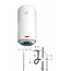 Galanta Green Hat Verticale elektrische boiler 30L, 1,5kW, met digitale bediening
