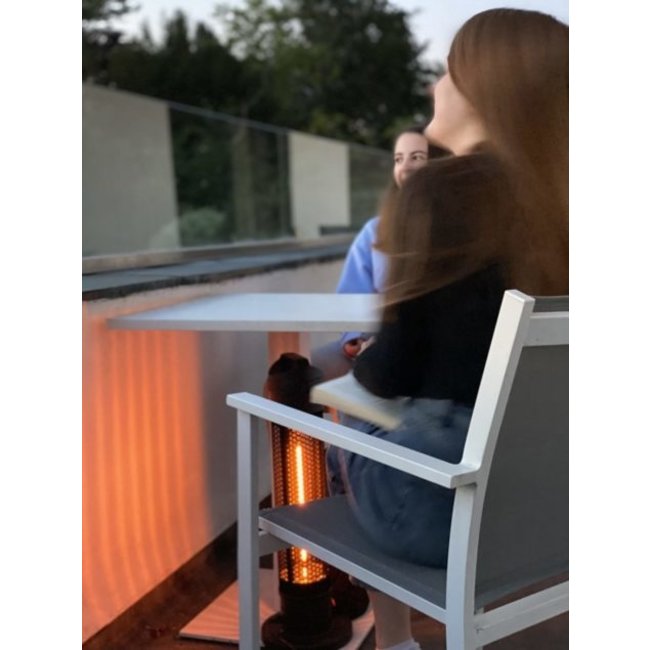Herschel Havana 800W, verplaatsbare infraroodterrasverwarmer