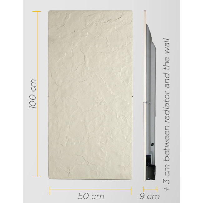 Climastar Silicium Avant WIFI 1300 Watt, verticale accumulatie kachel