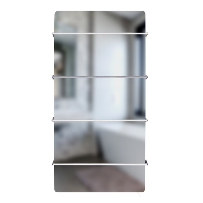 Green Hat Spa Climate+ Spiegel infraroodpaneel met handdoekbeugel, 800 Watt, 120x60 cm