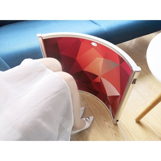 Quality heating Gebogen mobiele infrarood verwarming curve paneel 300Watt