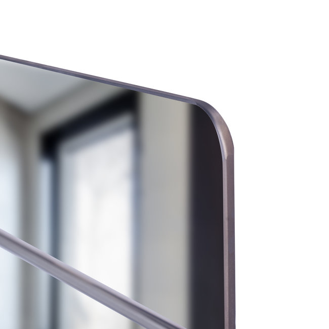 Green Hat Spa Climate Spiegel infraroodpaneel met handdoekbeugel, 400 Watt, 60x60 cm